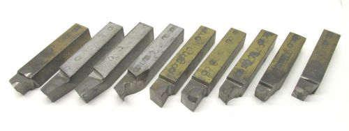 (9) 3/4&#034; x 3/4&#034; CARBIDE TIPPED TOOL BITS