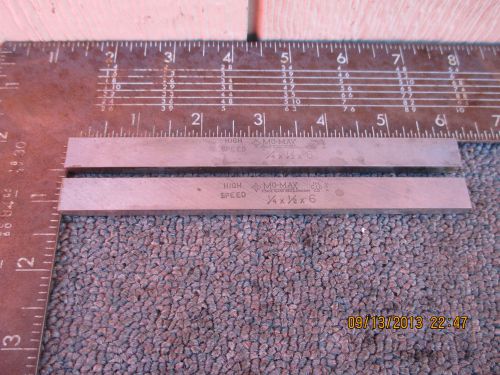 2 1/4&#034; X 1/2&#034; X 6&#034; CLEVELAND MO-MAX HIGH SPEED LATHE TURNING BITS MACHINIST TOOL