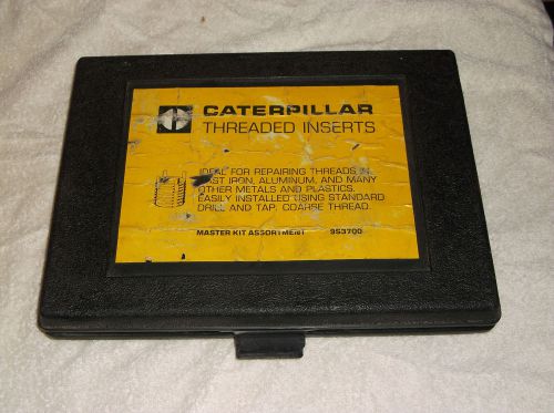 CATERPILLAR THREADED INSERT MASTER KIT 9S3700 COURSE THREAD #10 THRU 1 1/2 INCH