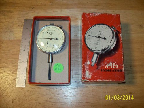 Ames 282 .001&#034; Machinist 1”Travel Jeweled Dial Indicator U.S.A