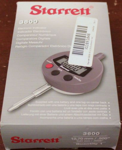 Starrett 3600-5 LCD Electronic Drop Indicator