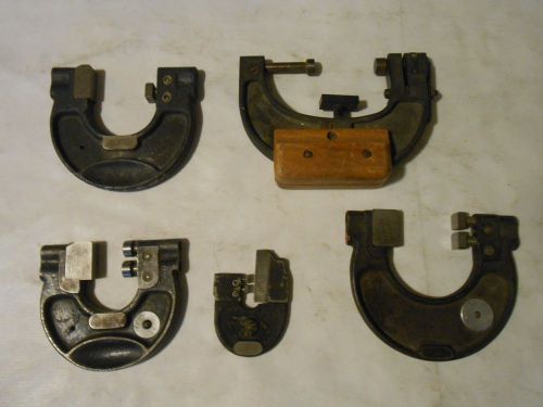 Lot of 5 vintage snap gauges to collect,standard,quality,pratt&amp;whitney made for sale