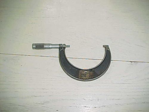 Brown &amp; Sharpe Outside Micrometer Machinist Tool 3&#034;-4&#034;