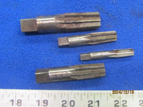 (4) NPT Reamers 1/8&#034; - 1/2&#034;                    B-0273-1