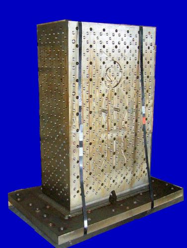 Cnc workholding steel tombstone 18&#034; wide x 32&#034; high for sale