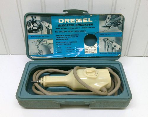 Vintage dremel electric engraver model 290 in plastic carrying case for sale