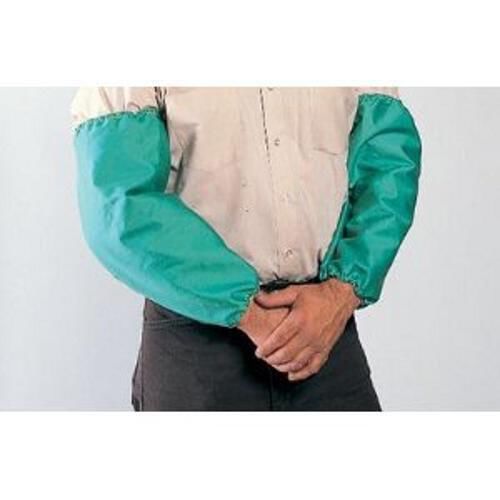 Tillman 6218 18&#034; 12 oz. Green WhipCord Cotton Welding Sleeves w/Elastic Ends