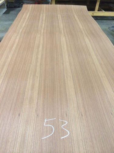 Wood Veneer Tiama 48x120 1pcs total 10Mil Paper Backed  &#034;EXOTIC&#034; WWF 53-58