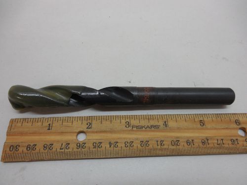 35/64&#034; x 1/2&#034; REDUCED SHANK DRILL BIT HSS 6&#034; OAL NEW MACHINIST TOOLMAKER