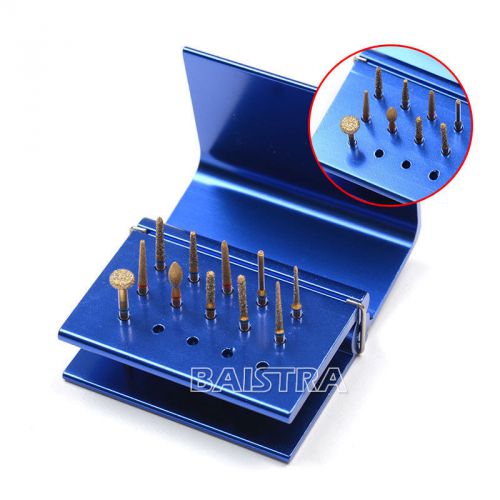 Dental 11 pcs diatech gold diamond burs crown&amp;bridge in original for sale