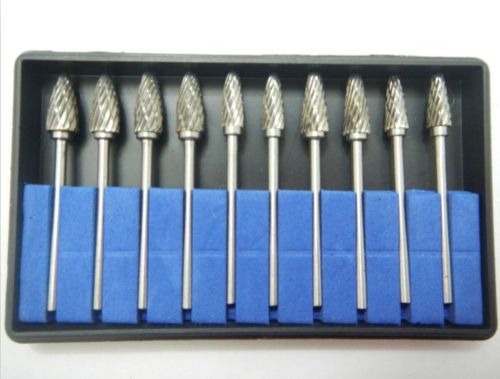 Dental Lab Burs Dental Lab 10 Pieces Titanium Nitrate Carbide Burs Burrs