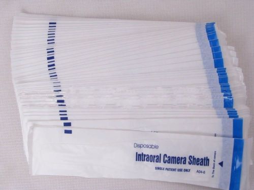 50 PCS Intraoral Dental Camera Sleeve Sheath Cover for 5.0 Mega Pixels 6LED KQ02