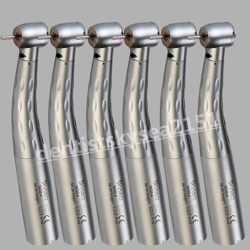 6pcs Dental LED Fiber Optic Handpieces Large Torque Turbine fit KAVO Fast Speed