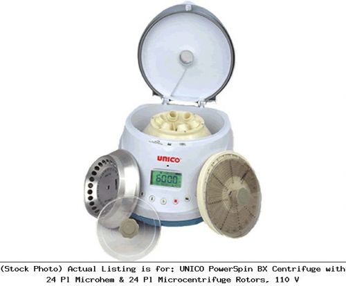 UNICO PowerSpin BX Centrifuge with 24 Pl Microhem &amp; 24 Pl Microcentrifuge : C886