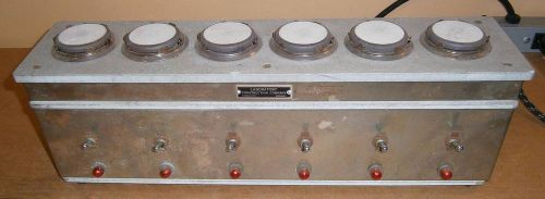 Laboratory Lab 6-Place Heating Mantle / Hot Plate Burner Unit