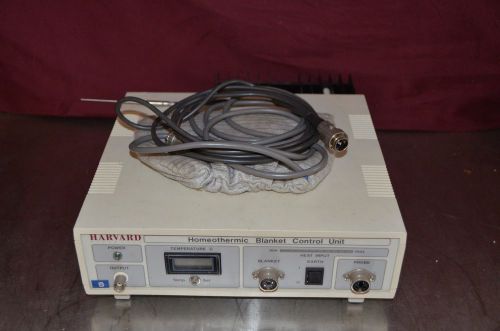 HARVARD APPARATUS 50-7053F HOMEOTHERMIC BLANKET CONTROL UNIT W/ BLANKET &amp; PROBE