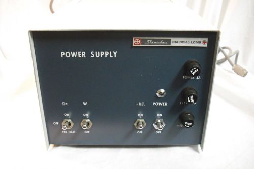 Shimadzu Power Supply Bausch and Lomb Cat # 201-76689