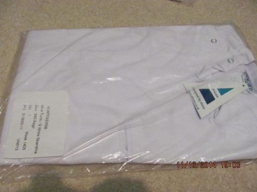 Men&#039;s Lab White Coat Tunic w Collar size M 61/24 measures BRAND NEW &#034;Alsicare&#034;