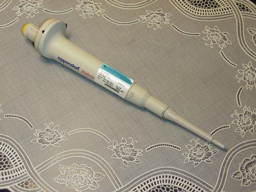 Eppendorf reference 100 pipette variable volume single channel 10ul-100ul for sale