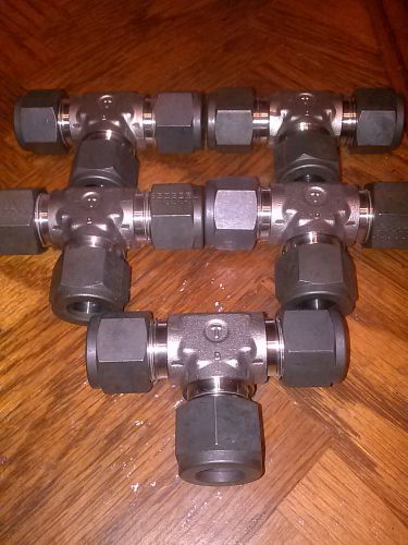 ( 5 ) tylok 1/2&#034; cpi tube tees for sale