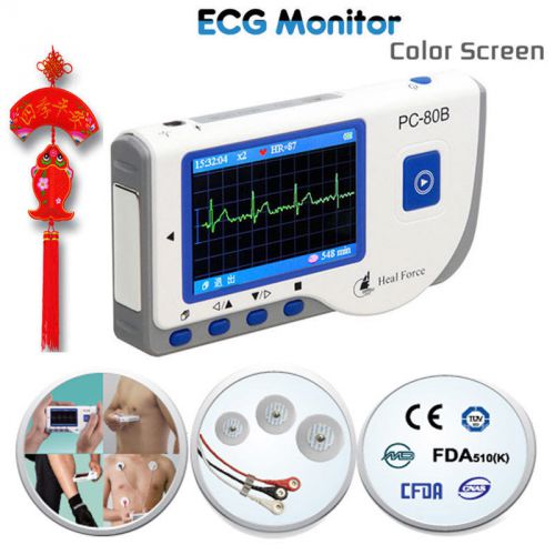 Fda portable heart ecg monitor portatil electrocardiogram electrocardioscanner for sale