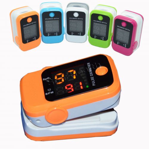 CE FDA CE LED Fingertip Pulse Oximeter Blood Oxygen SpO2 PR Heart Rate Monitor