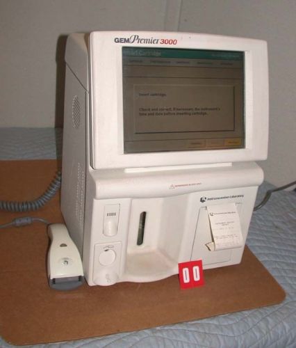 GEM Premier 3000 Blood Gas Electrolyte Analyzer 5700 nice unit Free S&amp;H