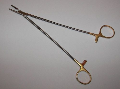 V. MUELLER CH2425 CRILE-WOOD NEEDLEHOLDER NEEDLE HOLDER 9&#034; TUNGSTEN CARBIDE