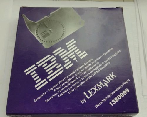 NIB IBM by Lexmark EasyStrike Superior  Correctable Ribbon 1380999 NEW IN OR BOX
