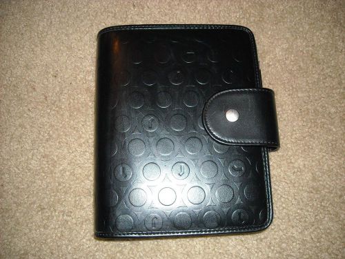 Black compact franklin covey planner/organizer &#039;365&#039;--7.5&#034; x 6&#034; !!! for sale