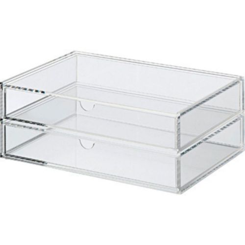 MUJI Moma Acrylic case 2drawer stages overlap Lsize Japan WorldWide