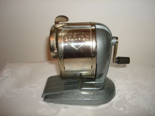 Vintage Collectible Nice Rare Boston Champion Desk Pencil Sharpener Work Great