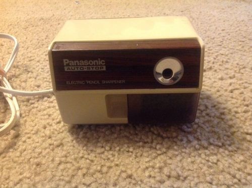 Vintage Panasonic Electric Pencil Sharpener KP-110 - Auto Stop WORKS GREAT!!