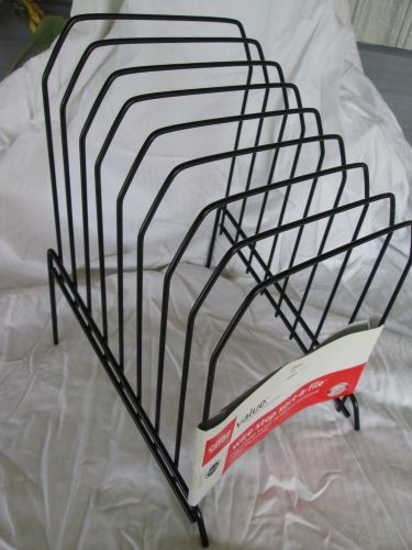 Office Depot Black Wire Step Sort A File Filing Folders Stand Holder