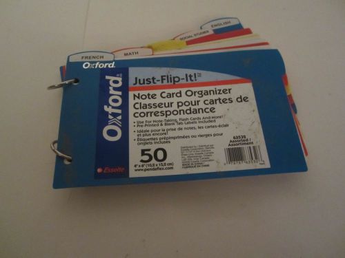 Oxford Just Flip It? Note Card Organizer - 63532