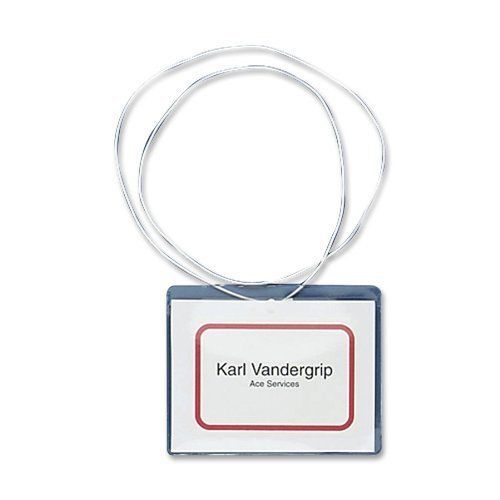 C-line Hanging Style Name Badge Holder - 3&#034; X 4&#034; - Vinyl - 50 / Box - (cli96043)