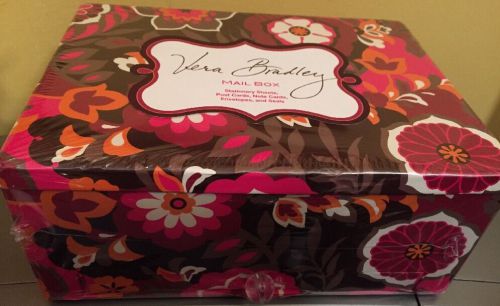 Vera Bradley Retired Carnaby Mail Box Stationery Set