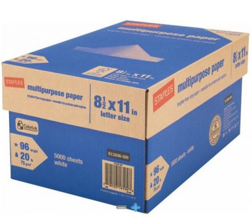 Staples® Multipurpose Paper, 8 1/2&#034; x 11&#034;, 10 Ream