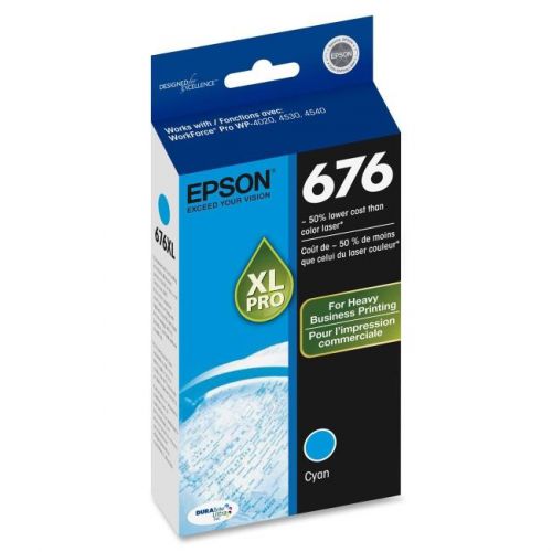 EPSON - ACCESSORIES T676XL220 DURABRITE ULTRA CYAN INK