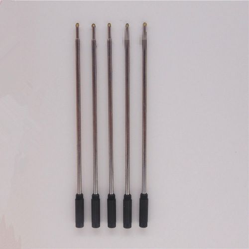 5pcs cross type black ballpoint pen refills -standard   aa for sale