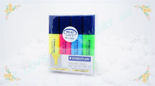 Staedtler 364 wp4 textsurfer highlighter 4 pen set origin germany for sale