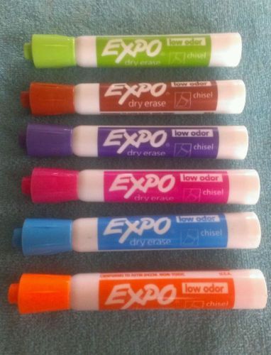 DRY ERASE MARKER - LOT OF 6