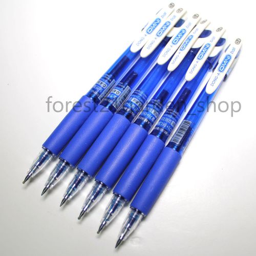 x6 Dong-a OMNI Ball 0.4mm Nano Gel ink pen - Blue 6pcs