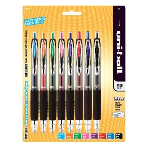 Uni-ball Signo 207 Gel Pen - 0.7 Mm Pen Point Size - Assorted Barrel (san40110)