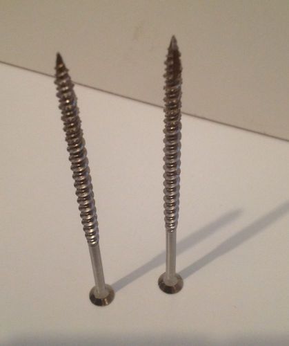 #10 X 4&#034; Stainless Steel Deck Screws - (Qty:120)