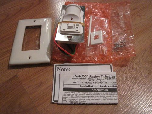 Hubbell WS1277W, 120/277 VAC ,60 Hz, White Motion Wall Switch Sensor (NIB)