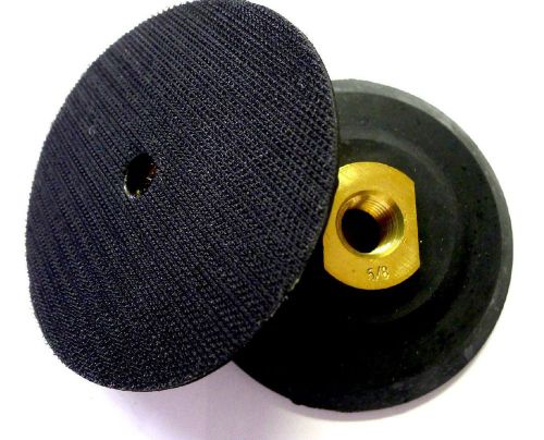 5&#034; Diamond Polishing Pad Rubber Velcro Backer / Holder