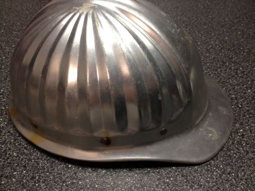 Vintage Clamshell Aluminum Hard Hat