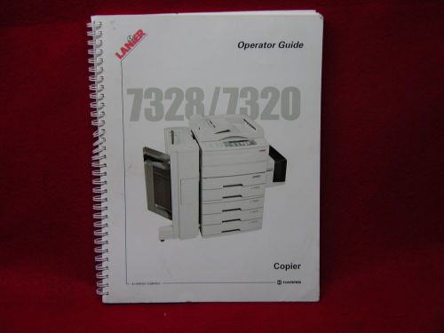 LANIER COPIER OPERATOR GUIDE 7328/7320