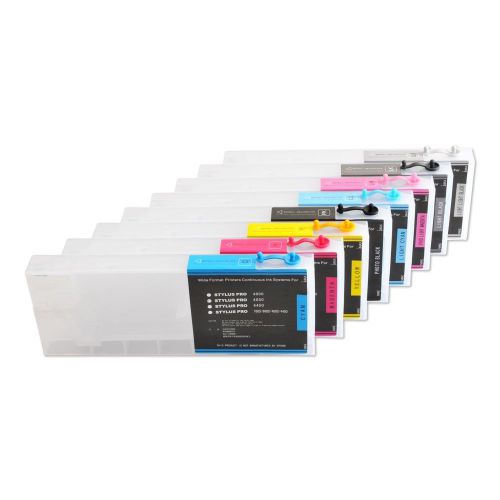Epson stylus pro 4880 refill ink cartridges 8pcs/set with one chip resseter for sale